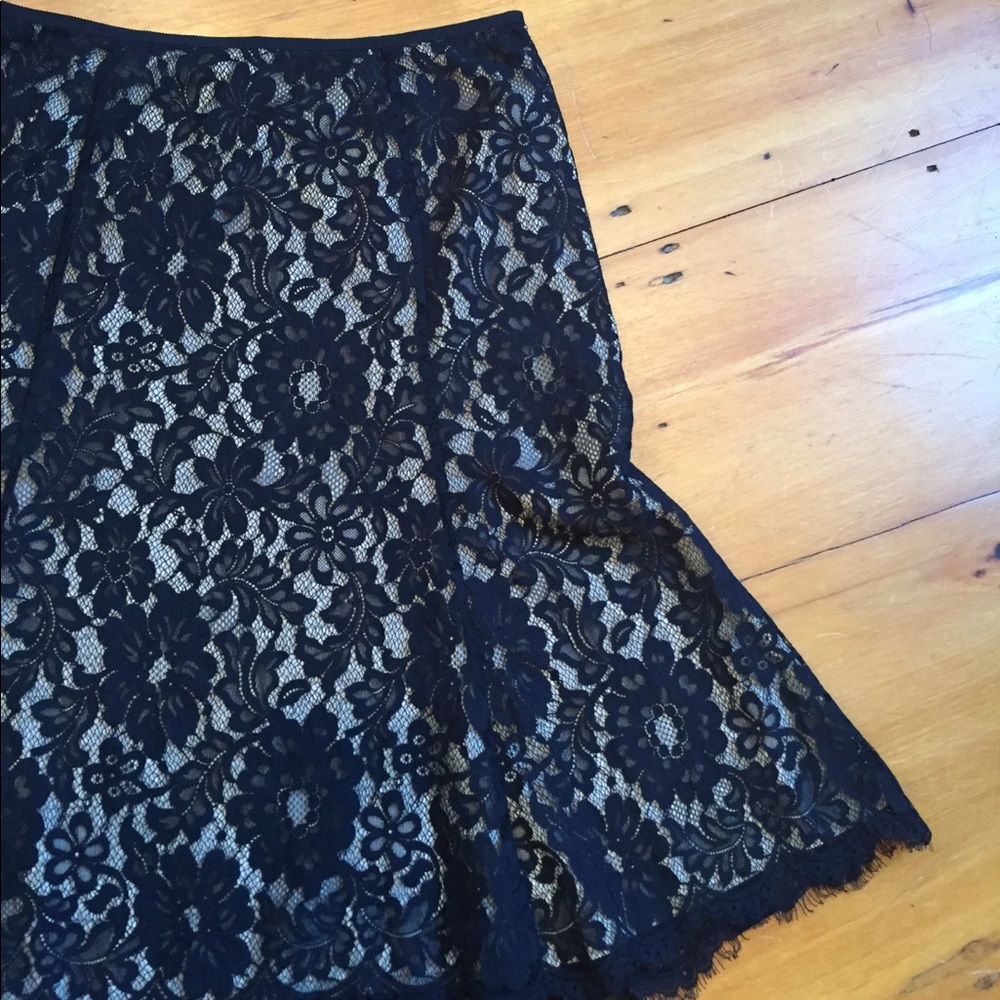 Beautiful Black Lace Skirt