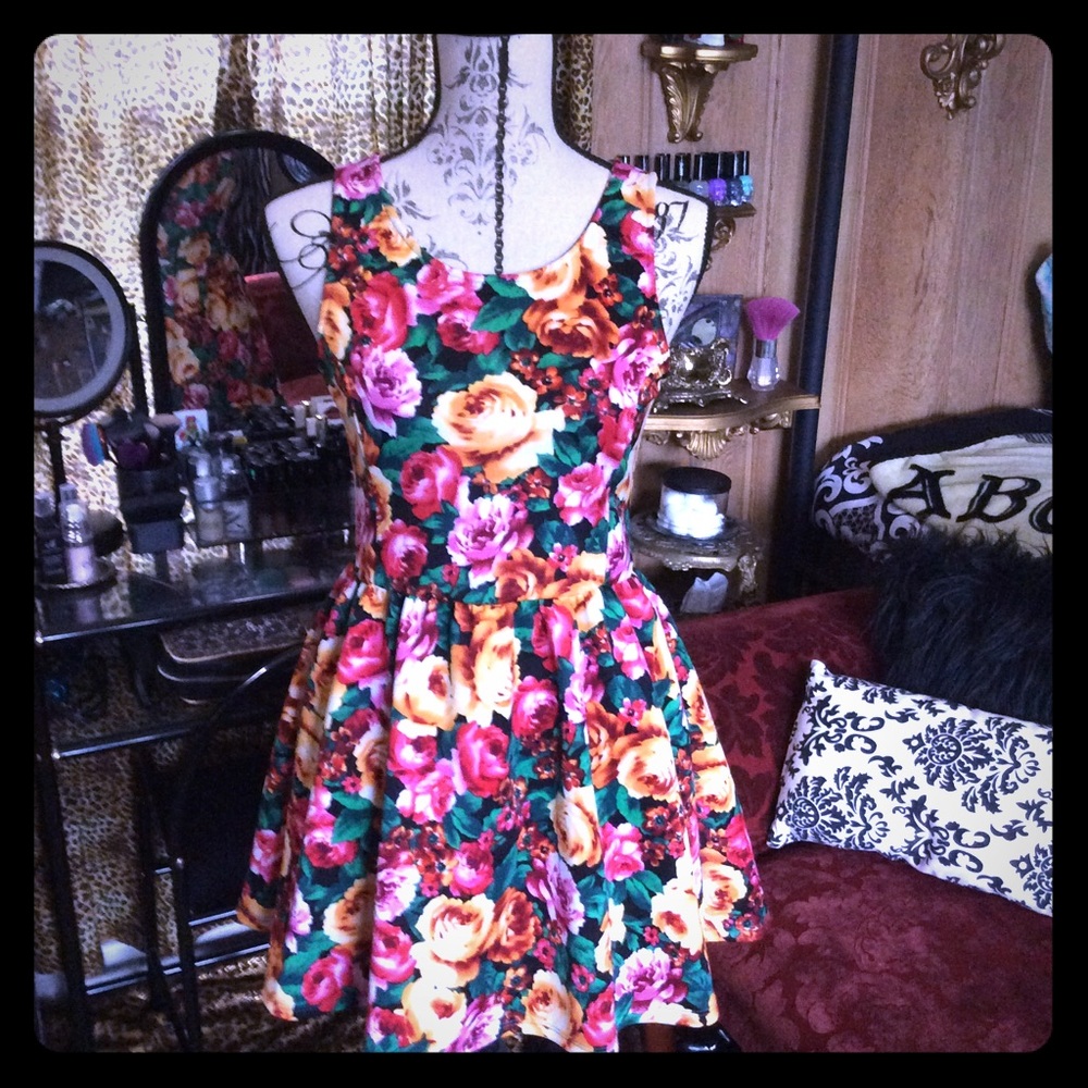 Floral Skater Dress