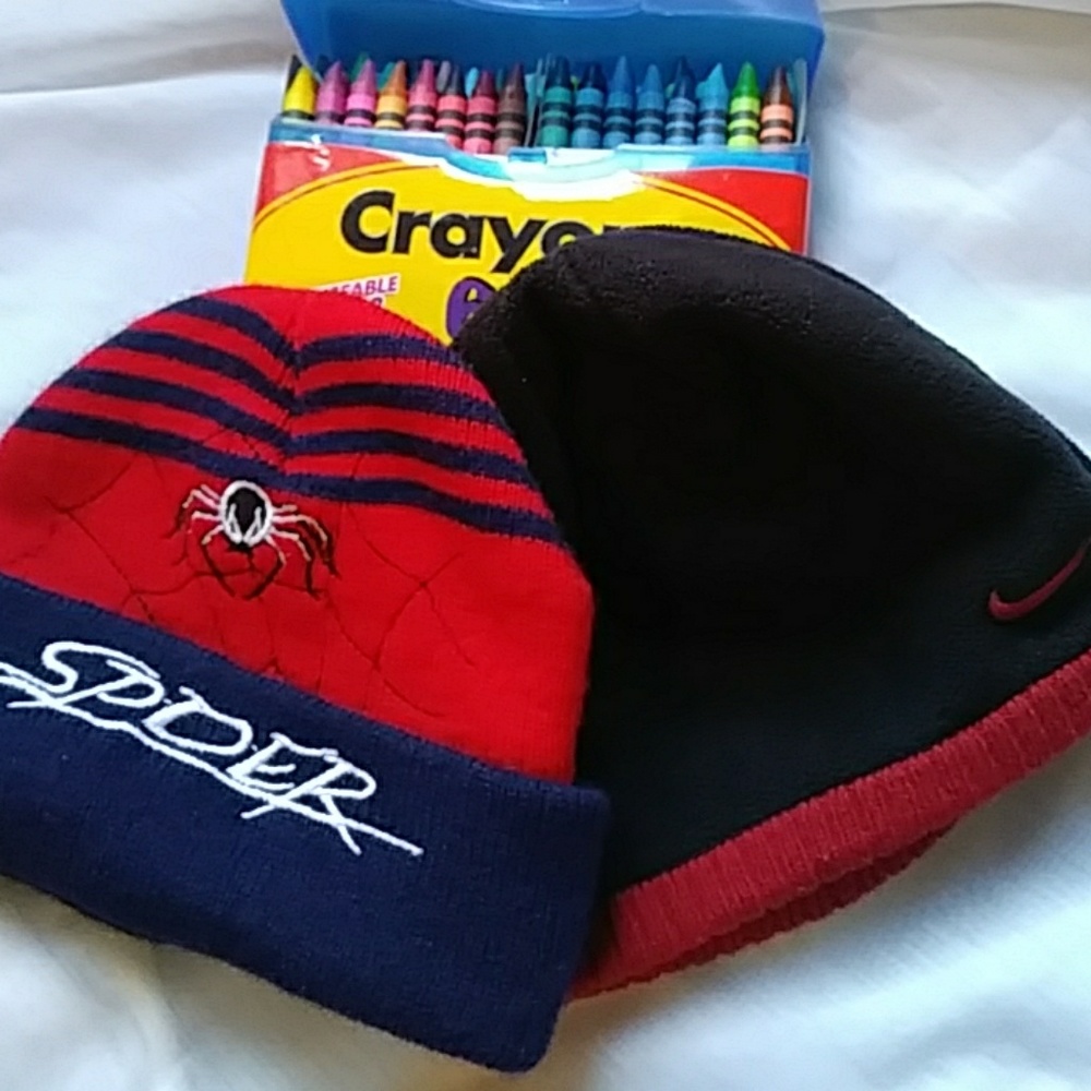 Boys beanies both sold as bundle