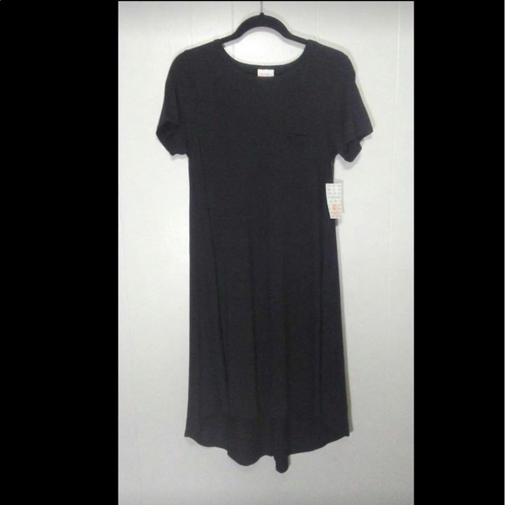 LulaRoe Carly solid black