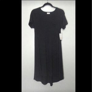 LulaRoe Carly solid black