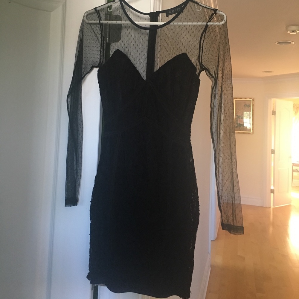 PRICE DROP!!  Black Dress with Dark Navy Undertone