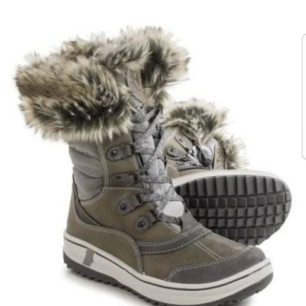 Women's Grey Santana Canada Winter Boots