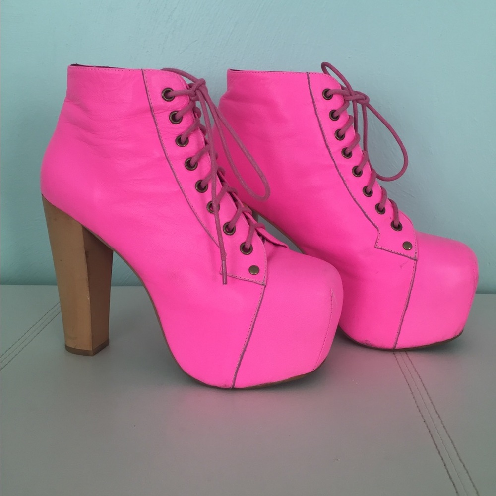 Jeffrey Campbell Neon Pink Lita
