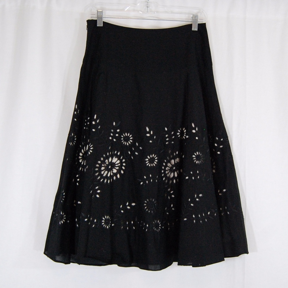 *FREE with purchase* Michael Kors B&W Eyelet Overlay Skirt