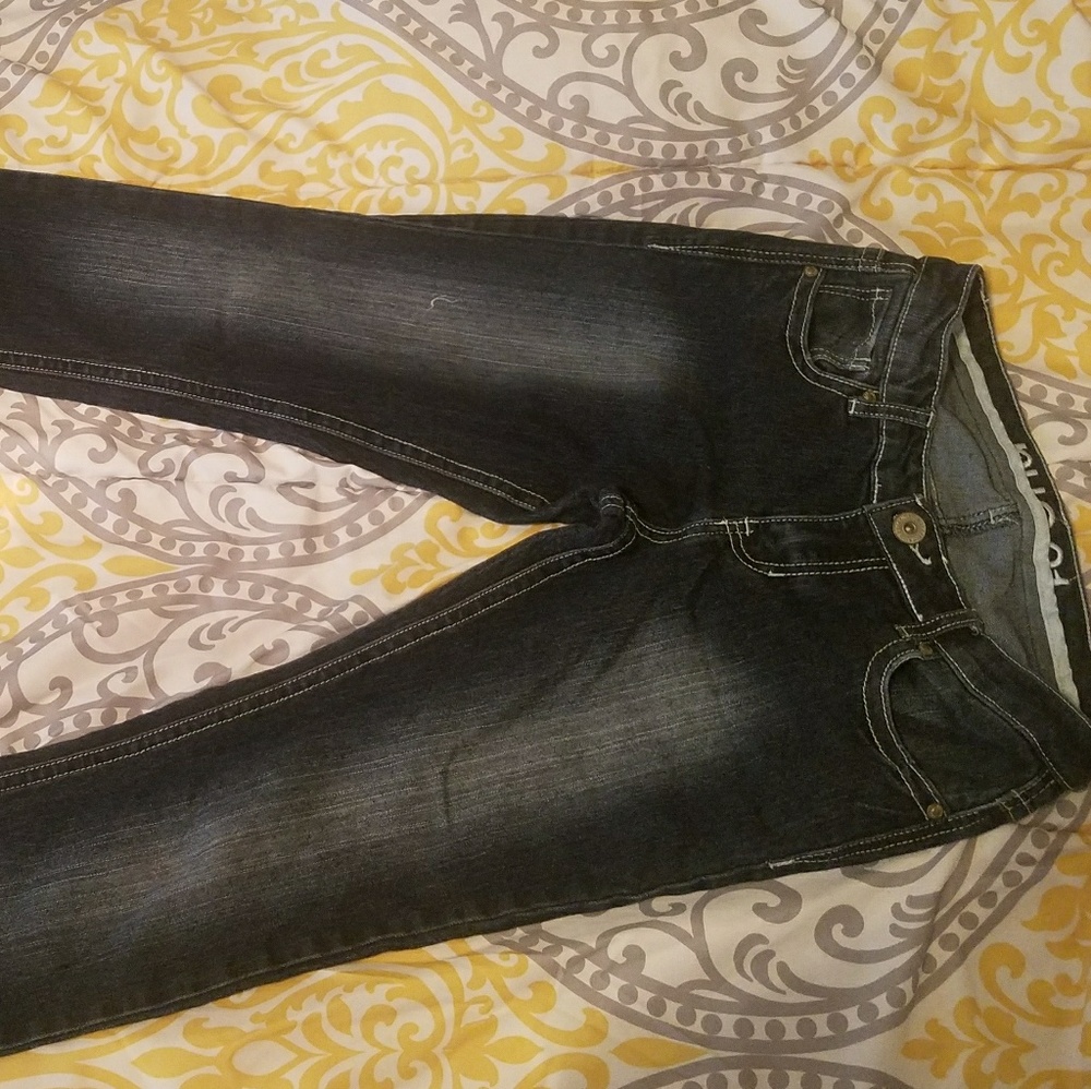 Girl's junior dark blue jeans!!