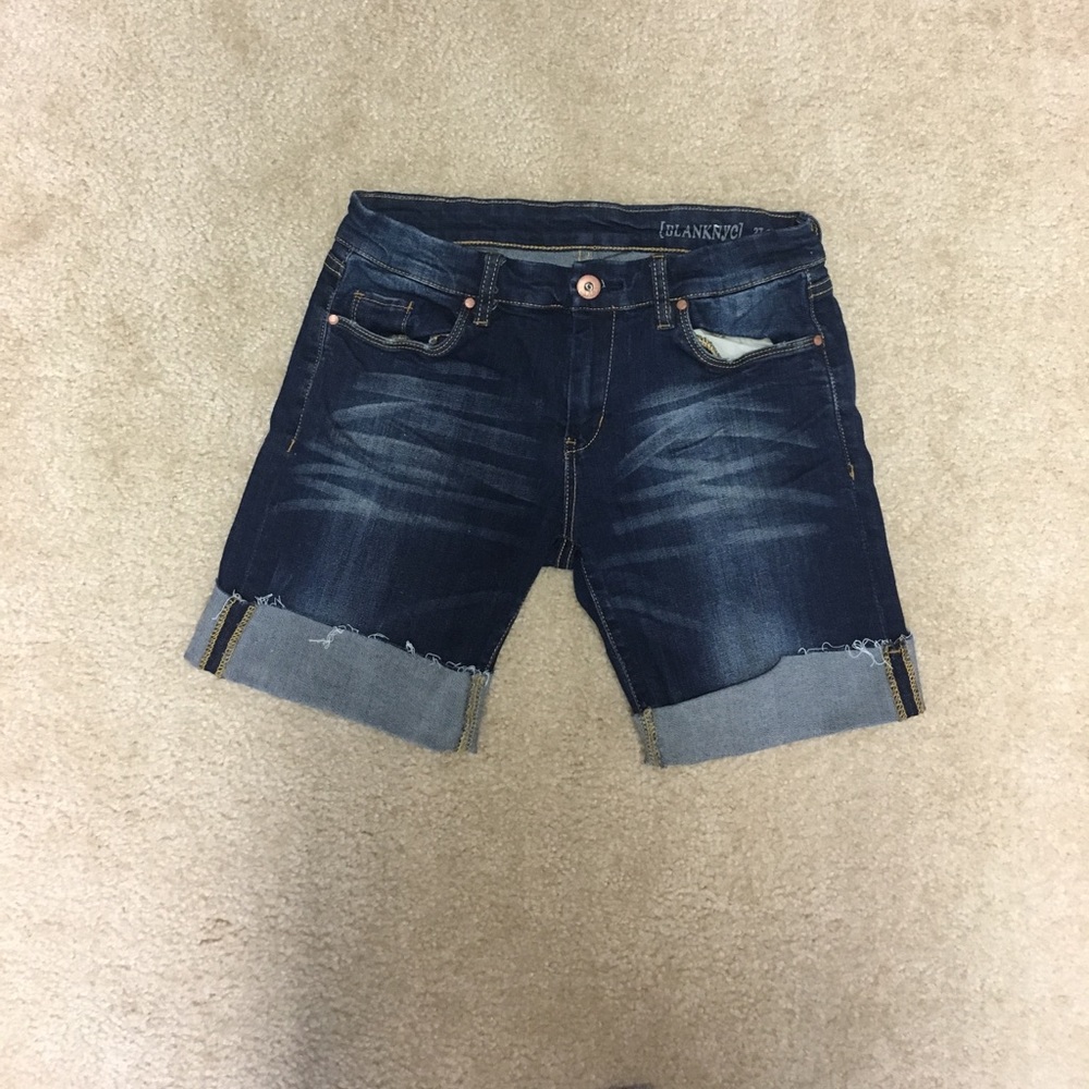 Denim shorts