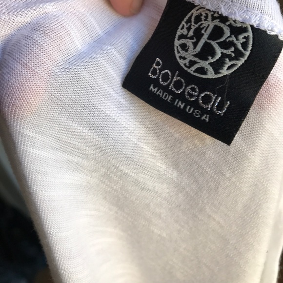 Bobeau Short Sleeve White Graphic Tee NWOT - Picture 3 of 3