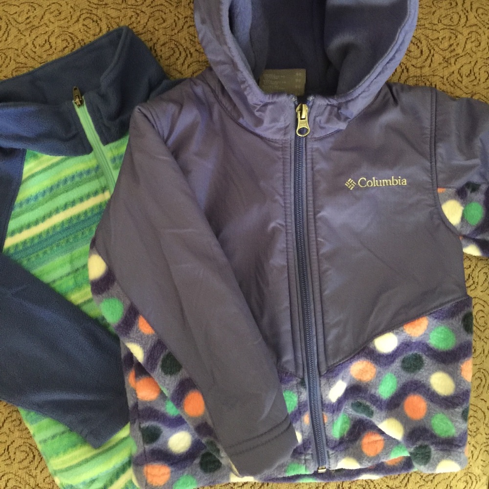 Like new Colombia jacket and pull over