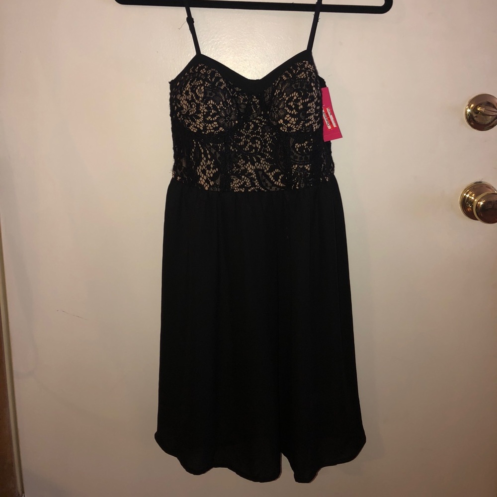 Black lace Juniors dress from Target