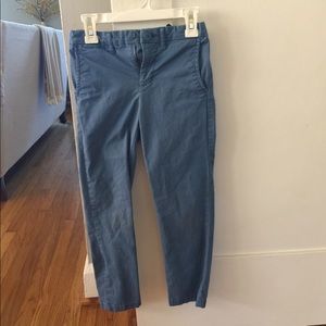 Boys Old Navy Blue Chino Pants (Size 6)
