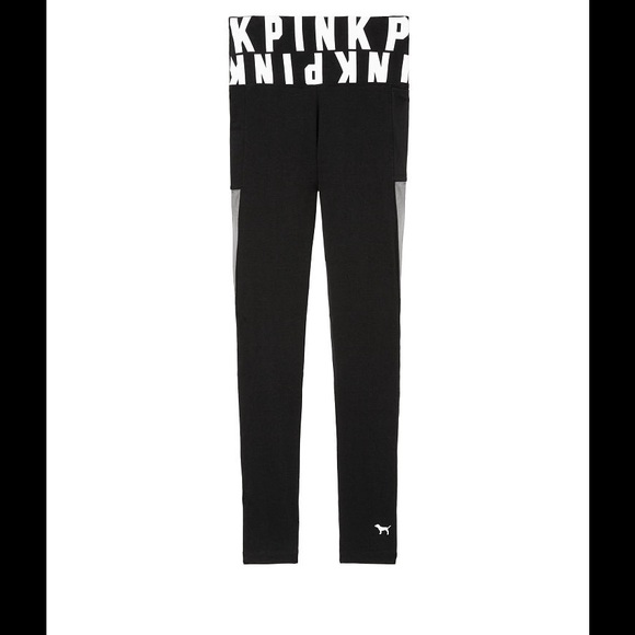 SIZE SMALL VS PINK HIGH WAIST LEGGINGS - Picture 2 of 4