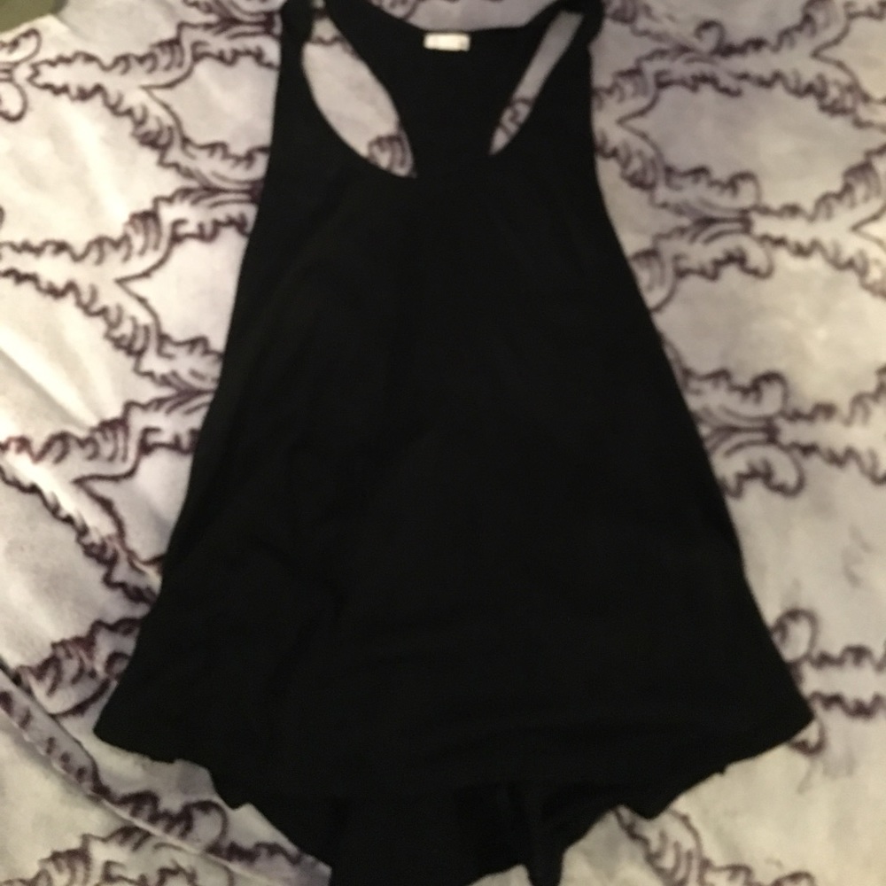 Deep racer back tank