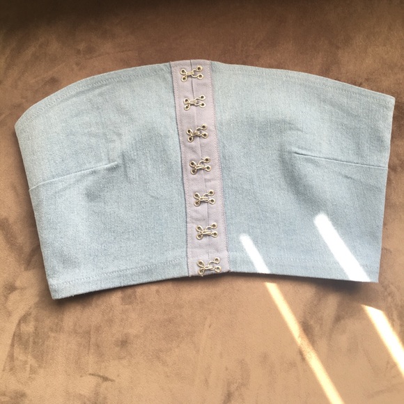 Denim short set - Picture 3 of 5