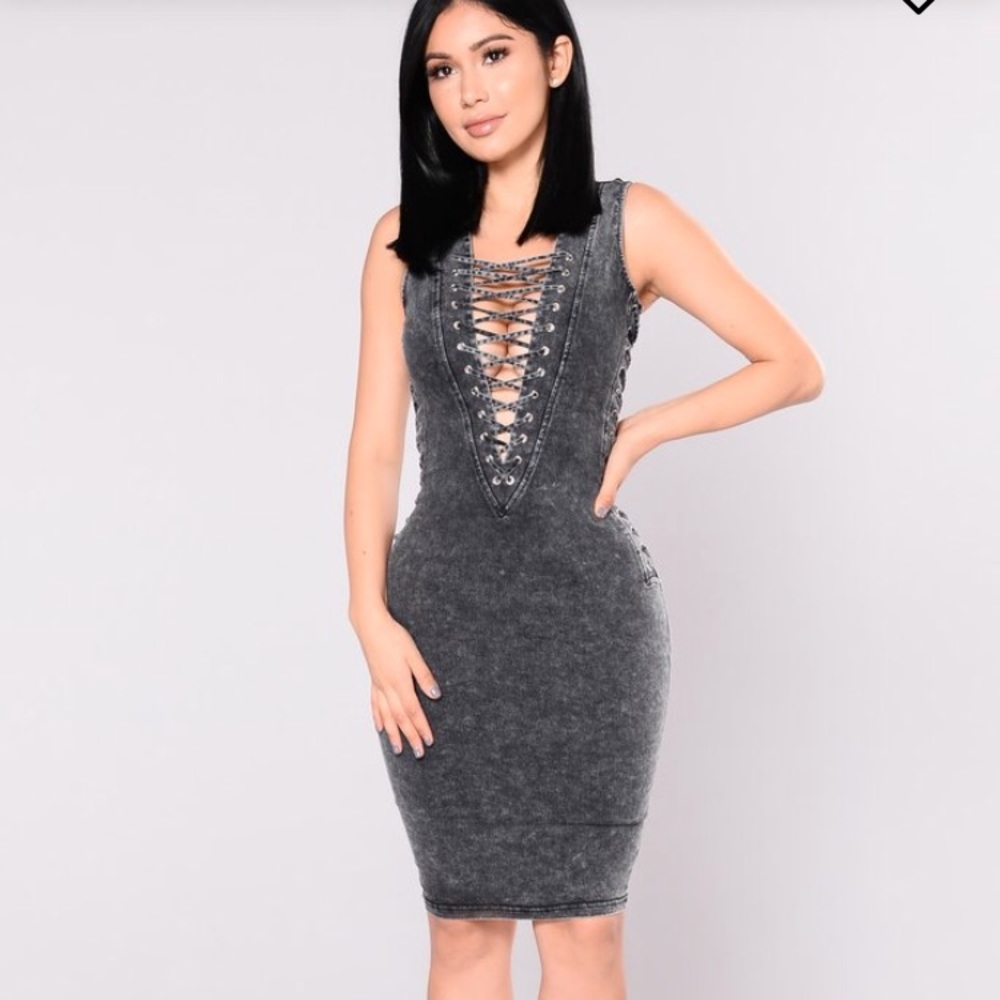 Fashion Nova- Kicking Back Dress