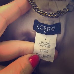 Camel colored JCrew wool Peacoat