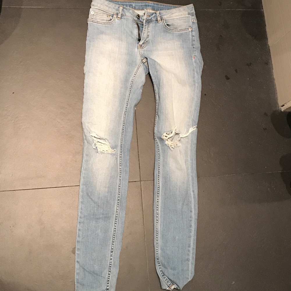 BLK denim light wash skinny jeans