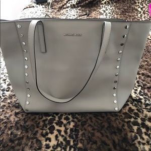 Taupe Michael Kors Leather Handbag (NEW)
