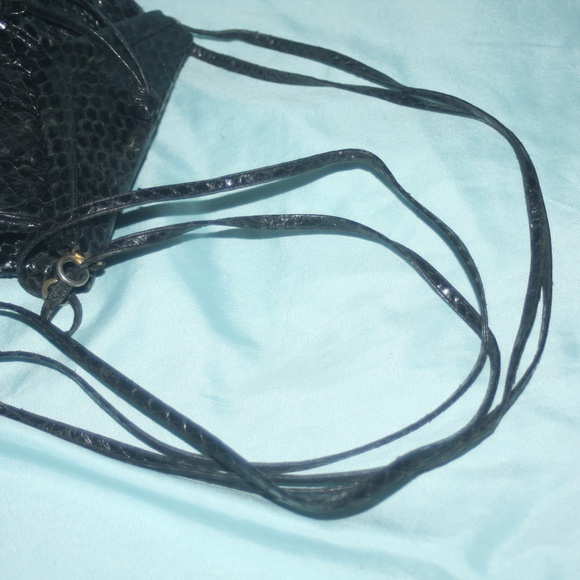 Judith Lieber black python cross body - Picture 6 of 8