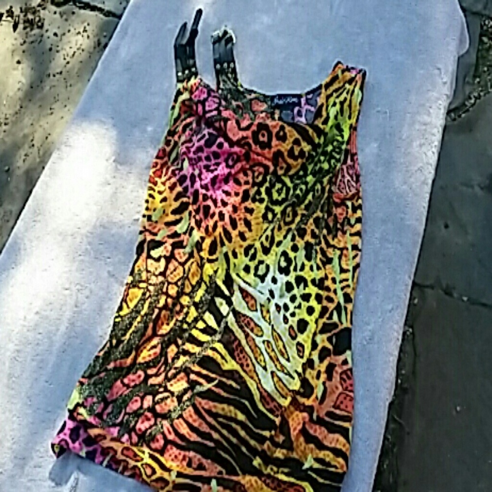 Neon color top