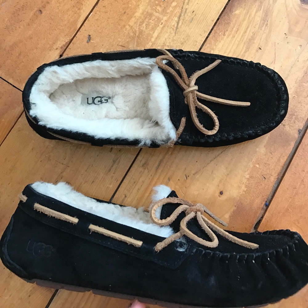 UGG black slippers (7)