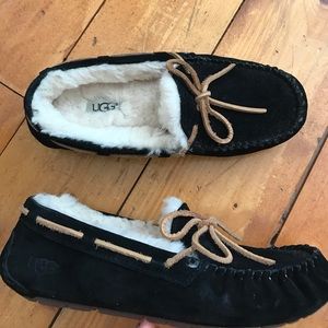 UGG black slippers (7)
