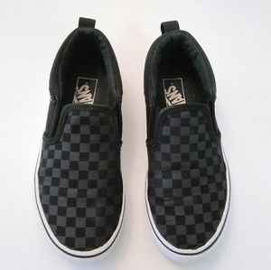 Vans Youth Boys Slip on Checker Shoe Size 13
