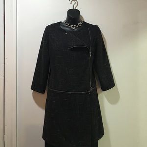 Silence & Noise zipper coat with pockets