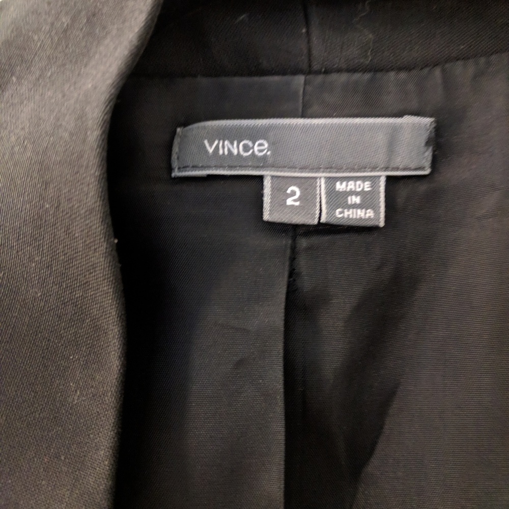Vince black piped blazer - Picture 4 of 4
