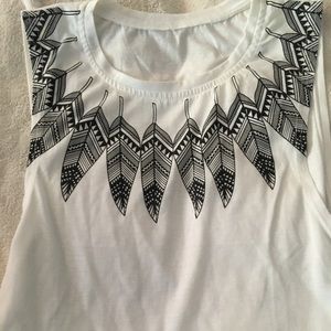 White crop top - one size