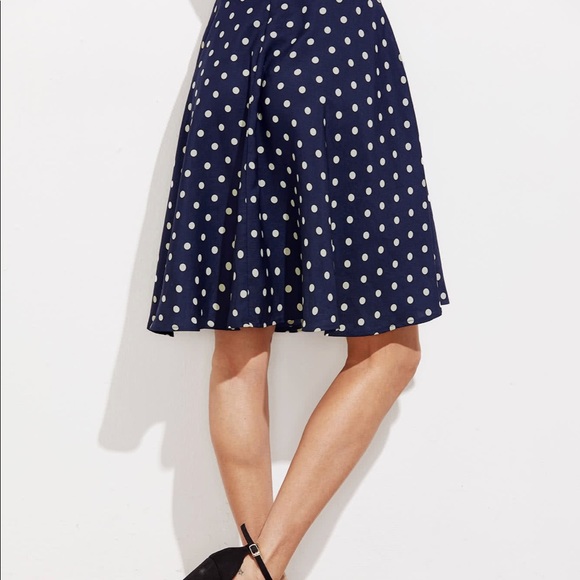 Pocket polka dot detailed skirt - Picture 5 of 7