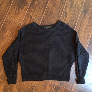 BCBGMaxAzria Black Sweater 28%wool. Warm and cozy!