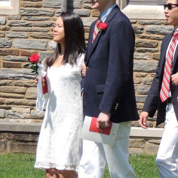 SOCIALIATE Boho White lace dress EUC - Picture 6 of 6