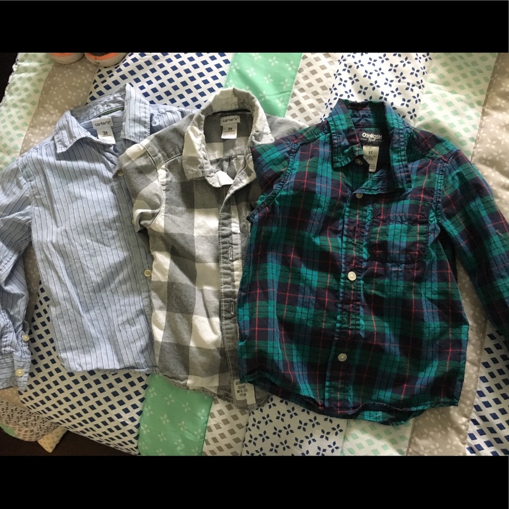 Boys 3T Button-up Bundle