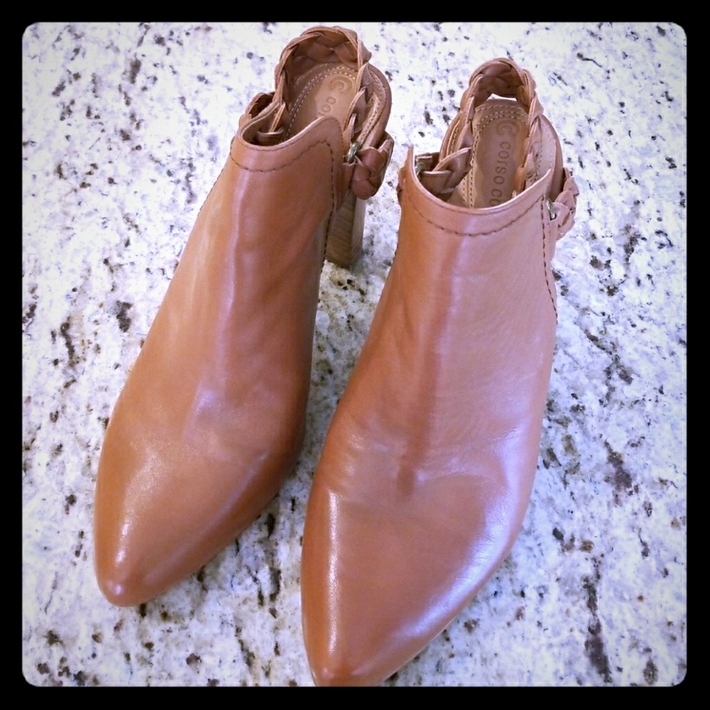 Corso Como leather booties size 10