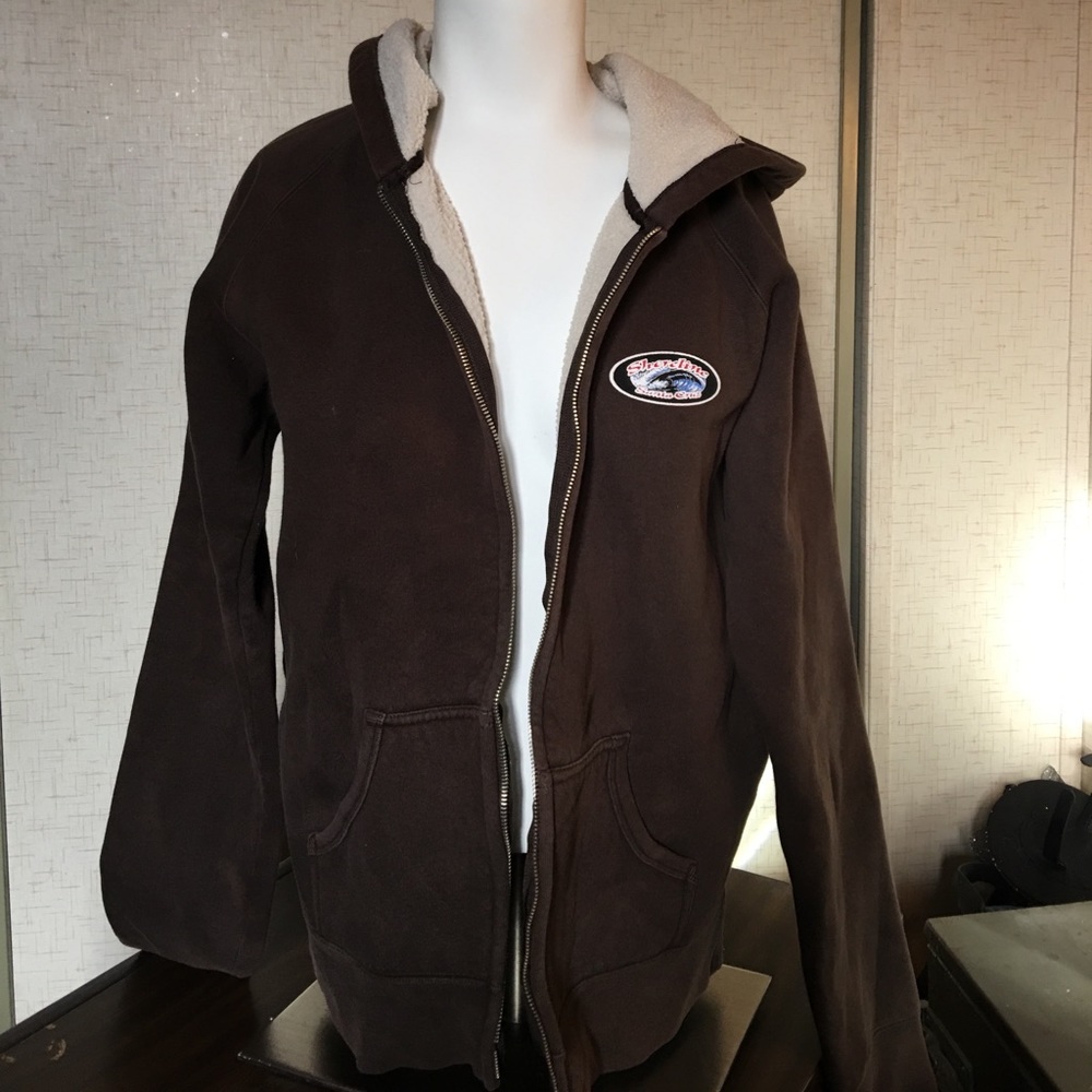 Brown tie dye hoodie