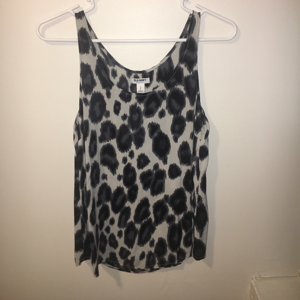 Old Navy Leopard print tank top. Size small
