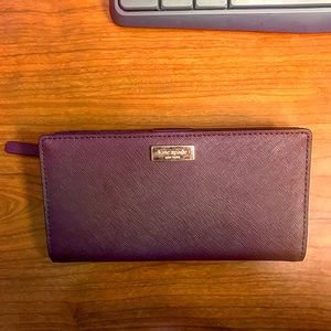 Kate Spade Dark Plum Wallet