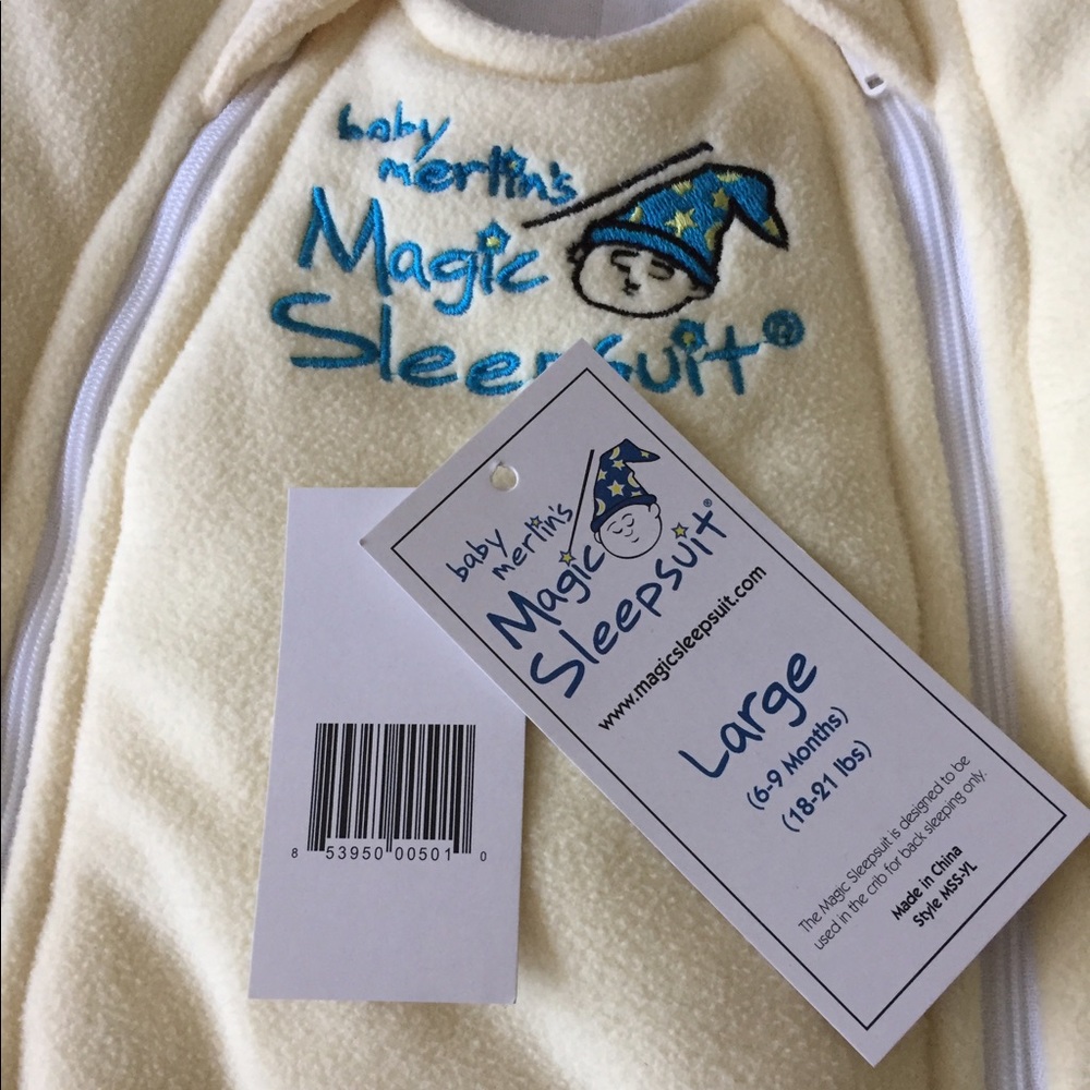 Baby Merlin's Magic Sleepsuit Size L