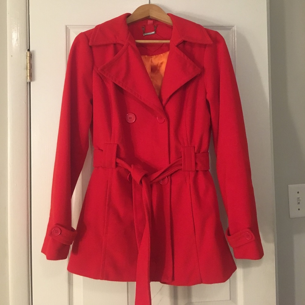 JouJou Red Velvet Trenchcoat