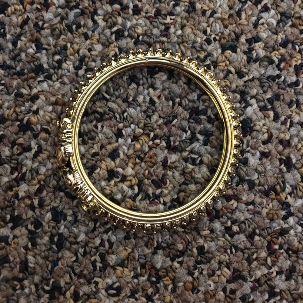 Gold bracelet.
