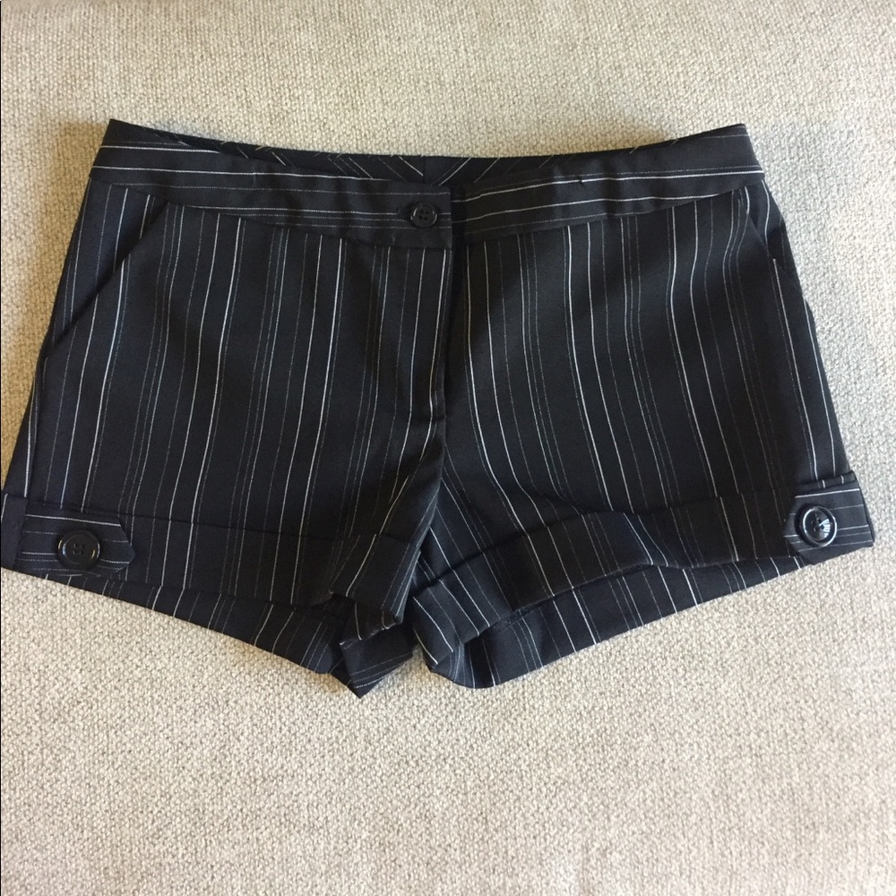 Pinstripe shorts