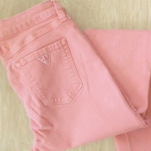 Guess Britney Skinny Jeans in Coral