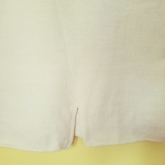 Vtg 70's Crochet Sleeveless Dress - Cream - Picture 7 of 7