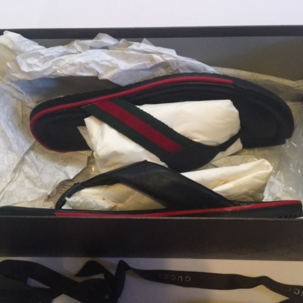 Authentic Gucci Flip Flops