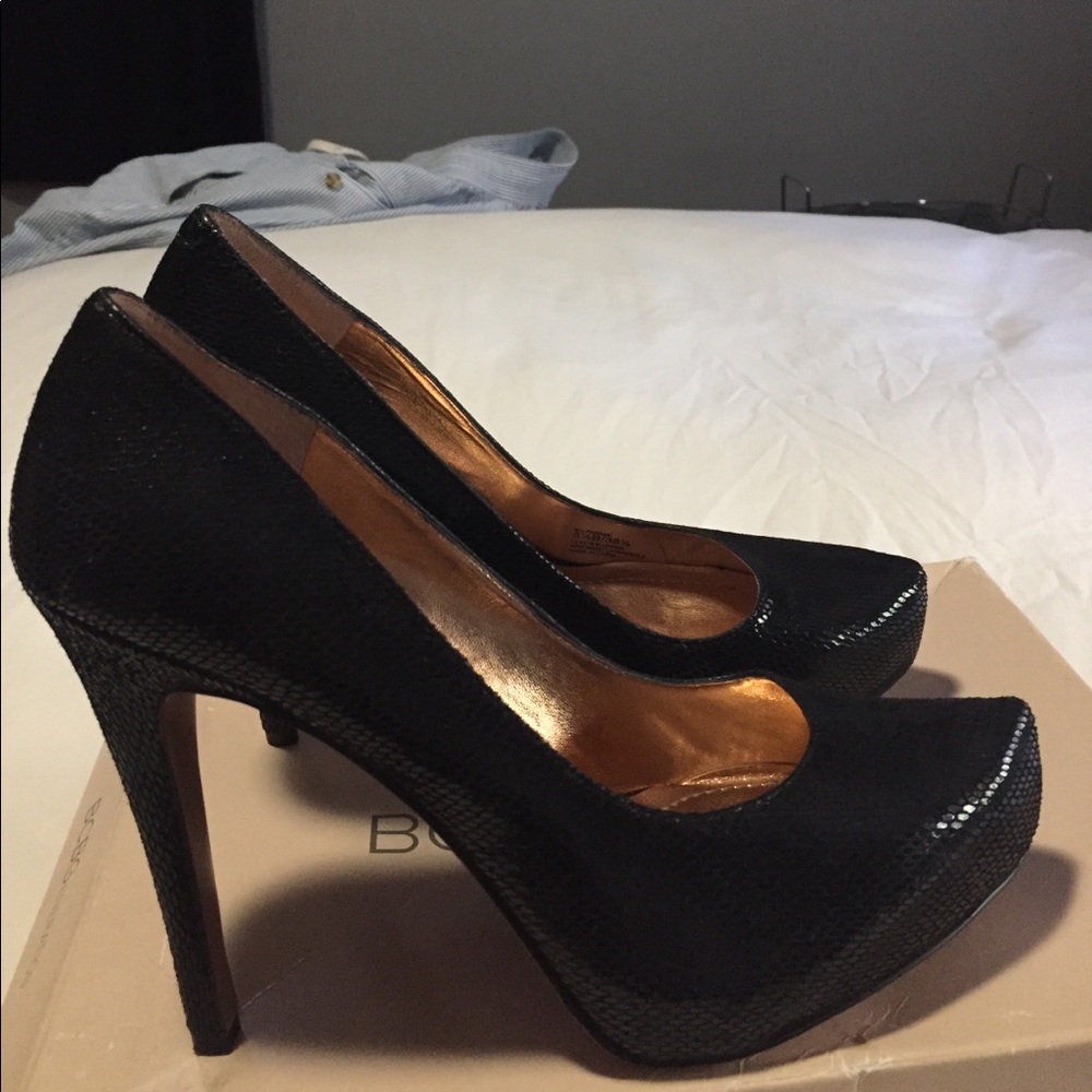 BCBG platform heels