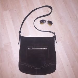 Coach Suede Crossbody Coach Suede Crossbody