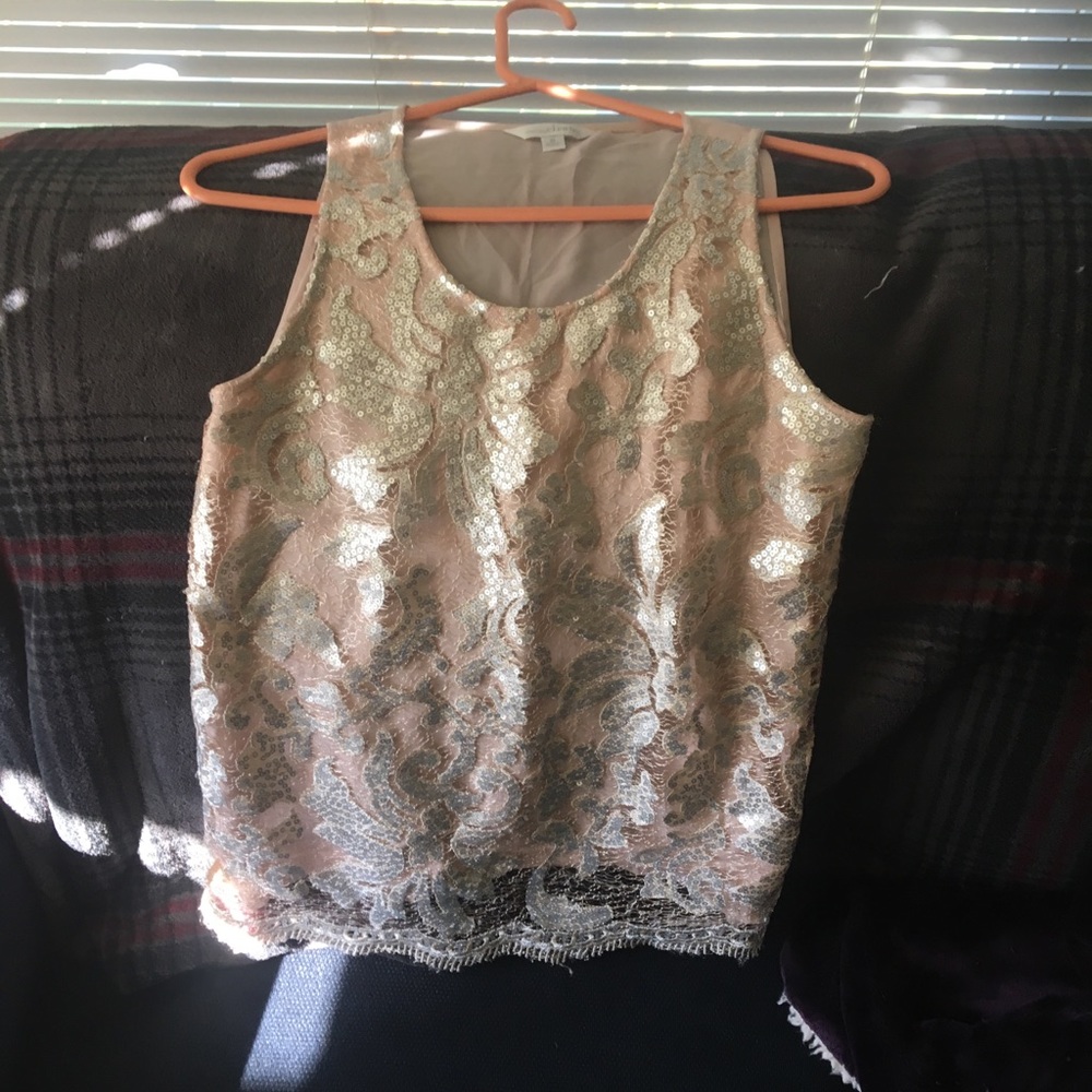 Sequin Tank Top
