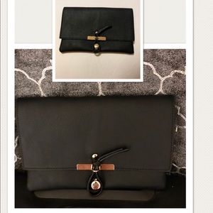 New fashion & Basic Black Clutch - Estilo Sobre