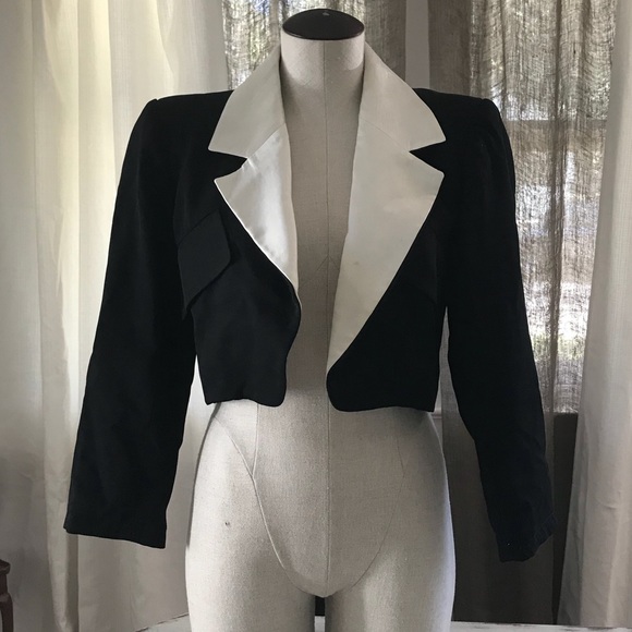 Vintage YSL Cropped Blazer ✨sold✨ - Picture 3 of 7